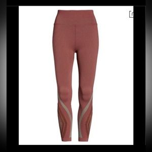 Free People The Essence High Waist Crop Leggings In Washed Sienna Size XS/S